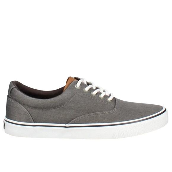 IZOD Men's Canvas Memory Foam Sneakers Grey Size 10.5 NIB - Picture 15 of 16